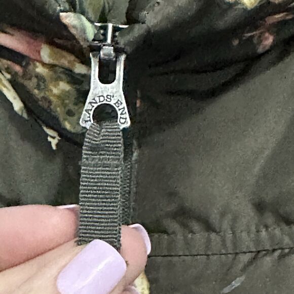 Lands End Womens Size 3x Plus Flower Duck Down Fill Insulated Puffer Vest Jacket - Picture 4 of 10